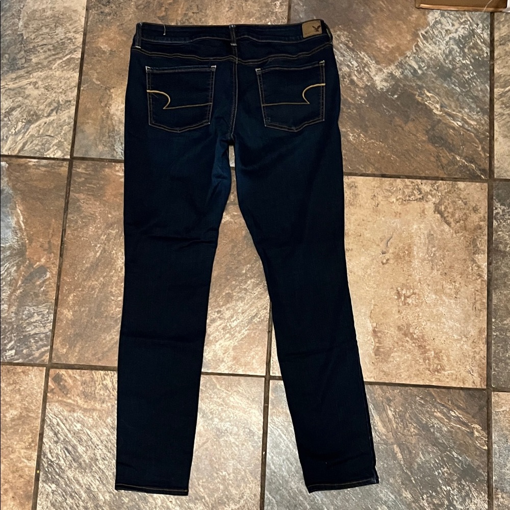 American Eagle dark wash size 14  Long